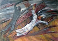 Padání pod křížem